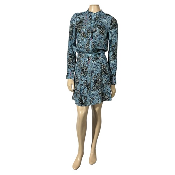 Zadig & Voltaire Dresses & Skirts - NWT Zadig & Voltaire Refla bohemian Patch Oxford blue printed Dress